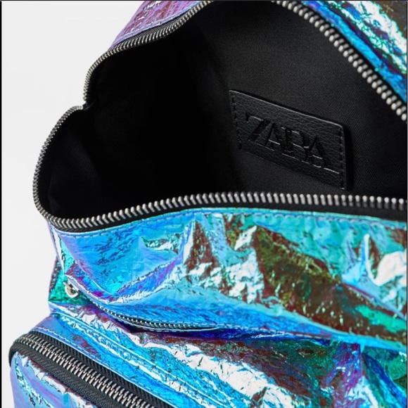 Zara iridescent backpack - Picture 7 of 9